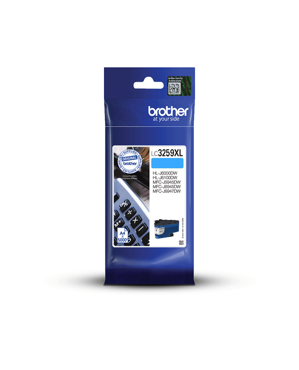 Brother LC3259XLCP Cartouche de toner 1 pièce(s) Original Cyan