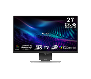 MSI MPG 274URDFW E16M 27" LED 4K Ultra HD 0,5 ms Noir, Blanc