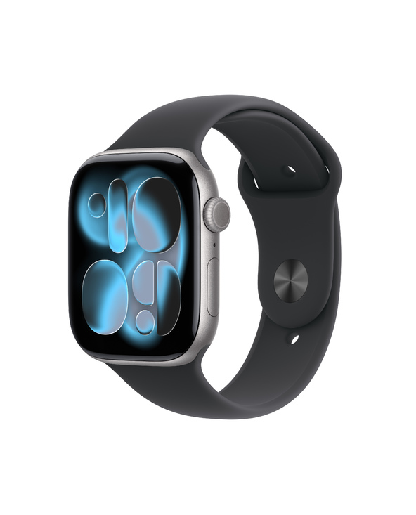 Apple Watch Series 11 OLED 46 mm Numérique 416 x 496 pixels Écran tactile 5G Gris Wifi GPS (satellite)