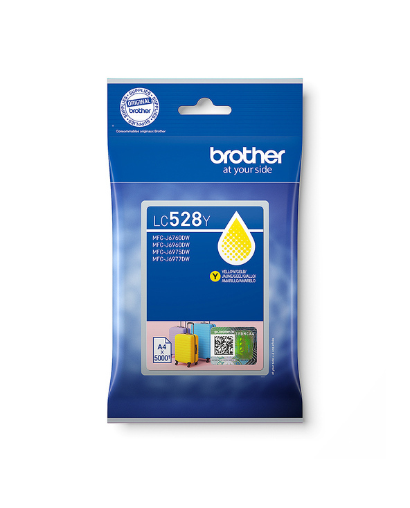 Brother LC528Y cartouche d'encre 1 pièce(s) Original Jaune