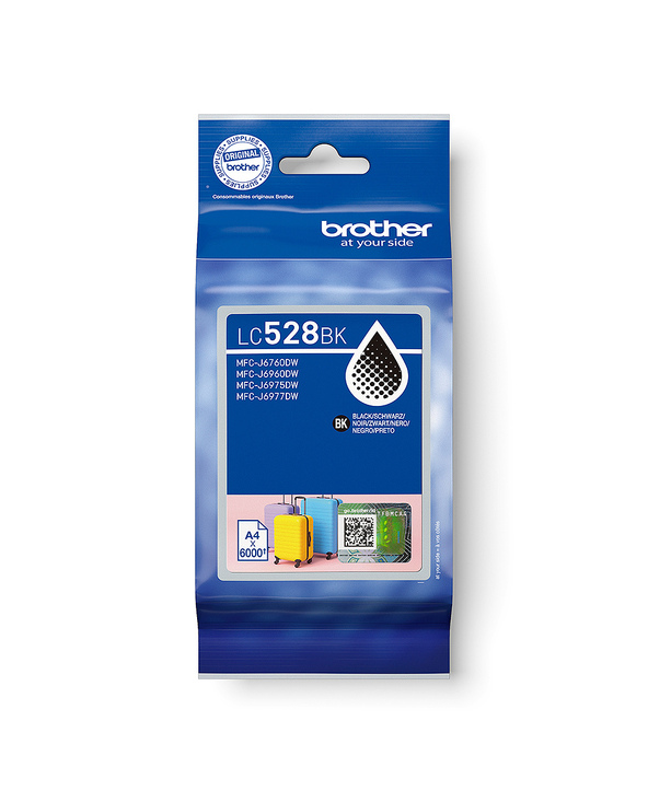 Brother LC528BK cartouche d'encre 1 pièce(s) Original Noir
