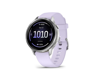 Garmin Venu 4 3,05 cm (1.2") AMOLED 41 mm Numérique 390 x 390 pixels Écran tactile Argent Wifi GPS (satellite)