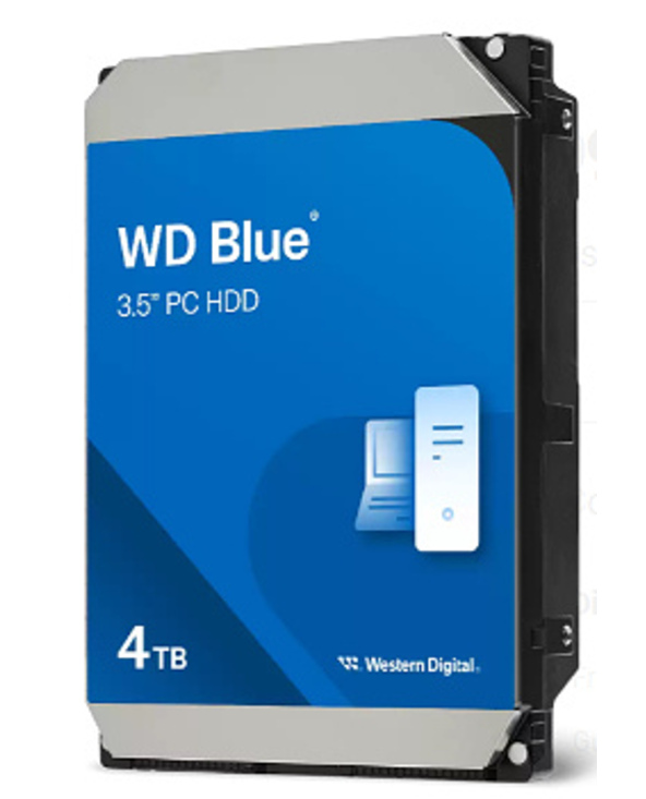 Western Digital WD Blue 3.5-Inch PC HDD disque dur 4 To 5400 tr/min 128 Mo 3.5" Série ATA III