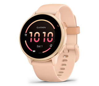 Garmin vívoactive 6 3,05 cm (1.2") AMOLED 42 mm Numérique 390 x 390 pixels Écran tactile Rose Wifi GPS (satellite)