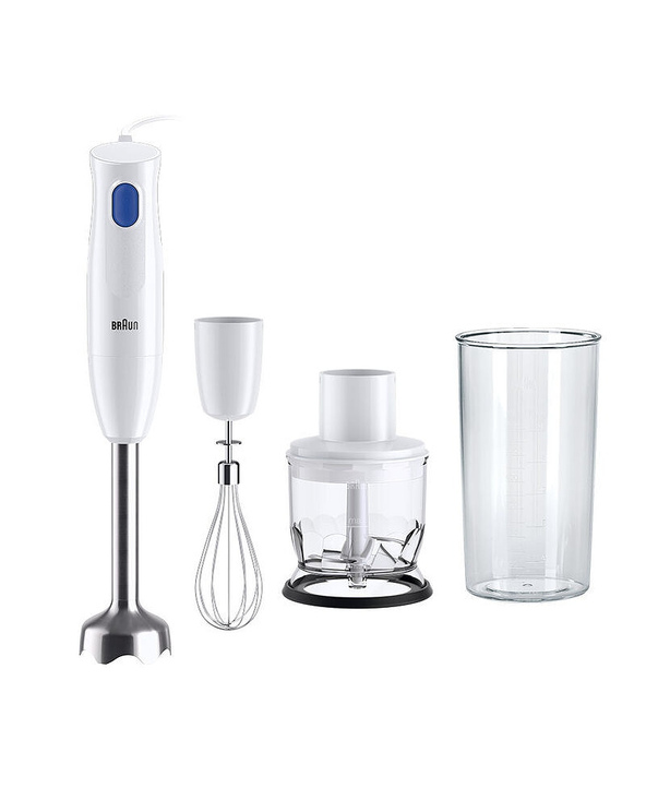 Braun MultiQuick 1 MQ10.202M WH 0,6 L Mélangeur par immersion 450 W Acier inoxydable, Blanc