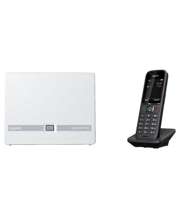Gigaset N530 IP PRO + S700H PRO Téléphone DECT Identification de l'appelant Anthracite