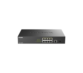 D-Link DGS-1010MP/E commutateur réseau Non-géré L2 Gigabit Ethernet (10/100/1000) Connexion Ethernet, supportant l'alimentation 