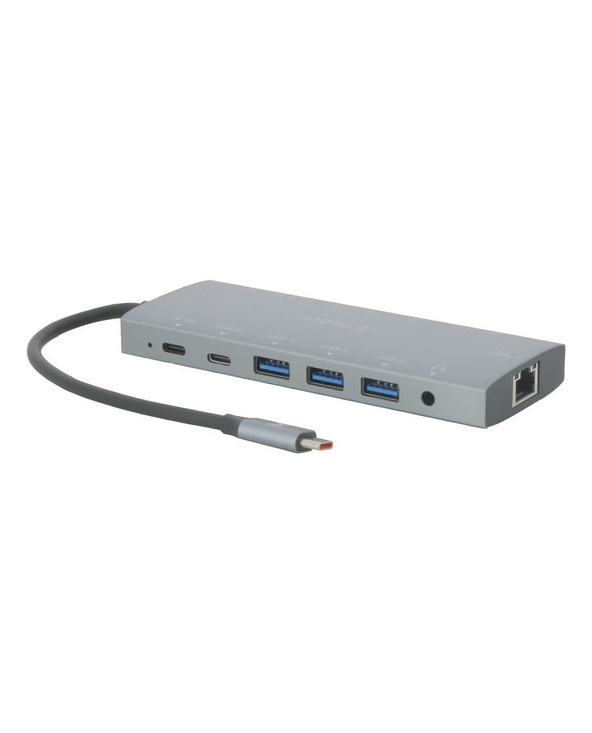 Mobilis 020028 station d'accueil Avec fil USB 3.2 Gen 1 (3.1 Gen 1) Type-C Gris