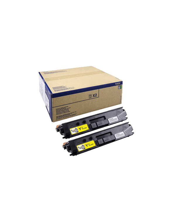 Brother TN-329YTWIN Cartouche de toner 2 pièce(s) Original Jaune