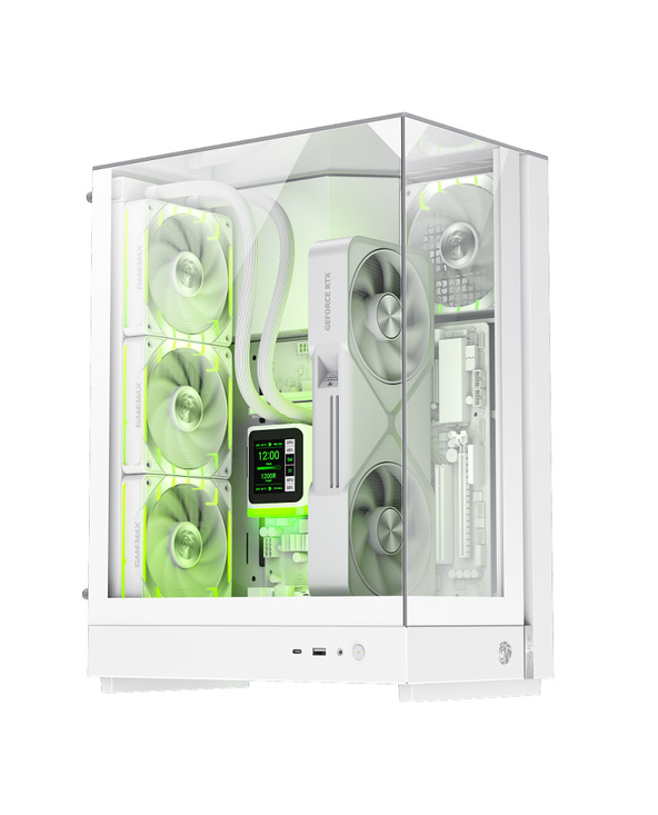 GameMax T20 WH Midi Tower Blanc