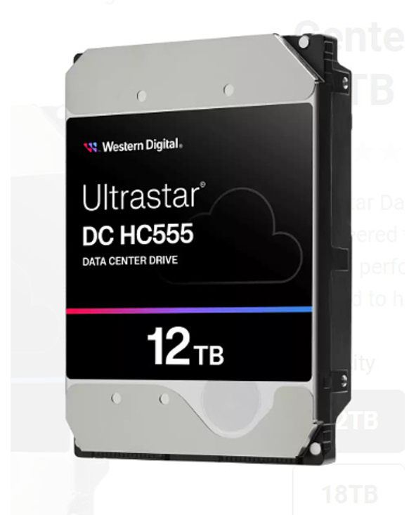 Western Digital Ultrastar 0B48720 disque dur 12 To 512 Mo 3.5" SATA