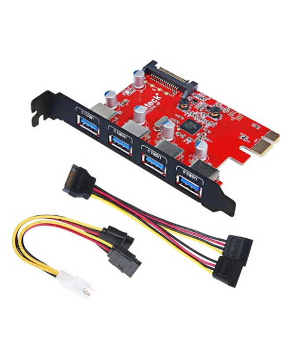 Inateck KTU3FR-4P carte et adaptateur d'interfaces Interne USB 3.2 Gen 1 (3.1 Gen 1)