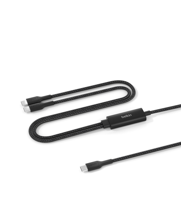 Belkin CAC004HQ1.5MBK câble USB USB 2.0 1,5 m USB C 2 x USB C Noir