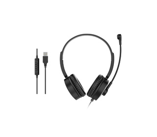 Equip 245301 casque Avec fil Arceau Appels/Musique Noir