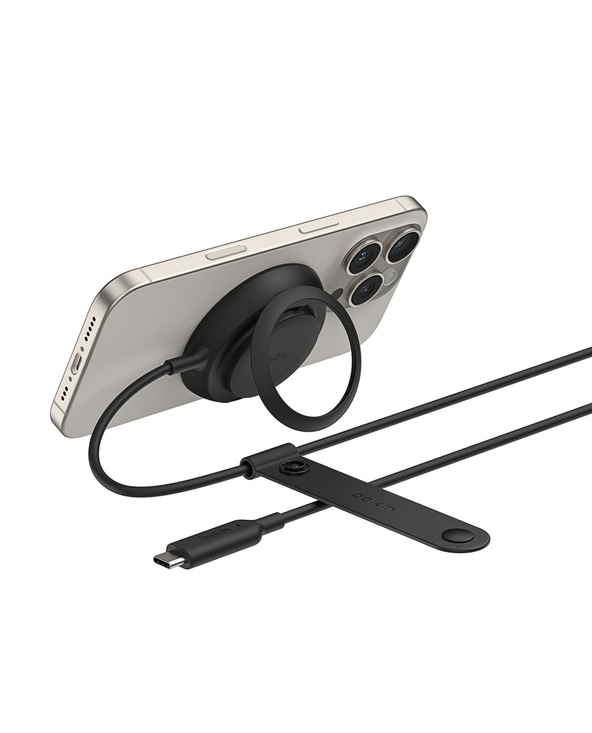 Belkin WIA014HQBK chargeur d'appareils mobiles Casques, Smartphone Noir USB Recharge sans fil Charge rapide Intérieure