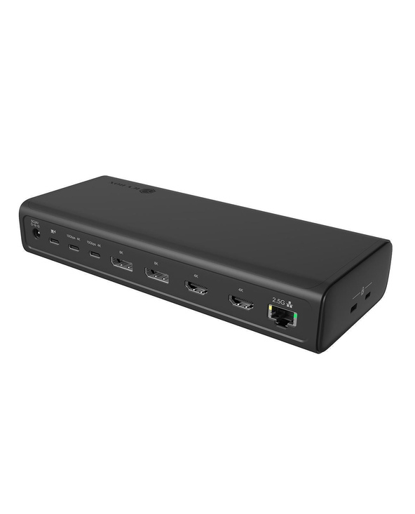 ICY BOX IB-DK7401-CU31 Avec fil USB 3.2 Gen 2 (3.1 Gen 2) Type-C Noir