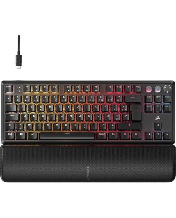 Corsair K70 PRO TKL clavier Gaming USB QWERTY Français Noir