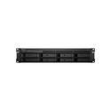 Synology RackStation RS1221+ serveur de stockage NAS Rack (2 U) Ryzen Embedded V1500B 4 Go DDR4 0 To DiskStation Manager Noir
