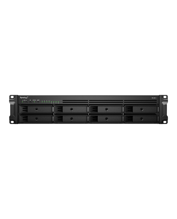 Synology RackStation RS1221+ serveur de stockage NAS Rack (2 U) Ryzen Embedded V1500B 4 Go DDR4 0 To DiskStation Manager Noir