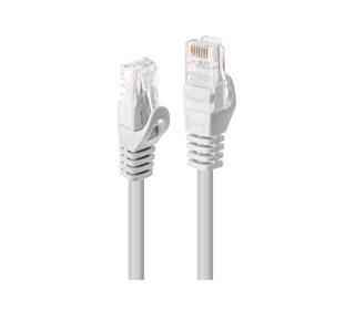 Lindy Câble réseau Blanc Cat.6 U/UTP, 5m