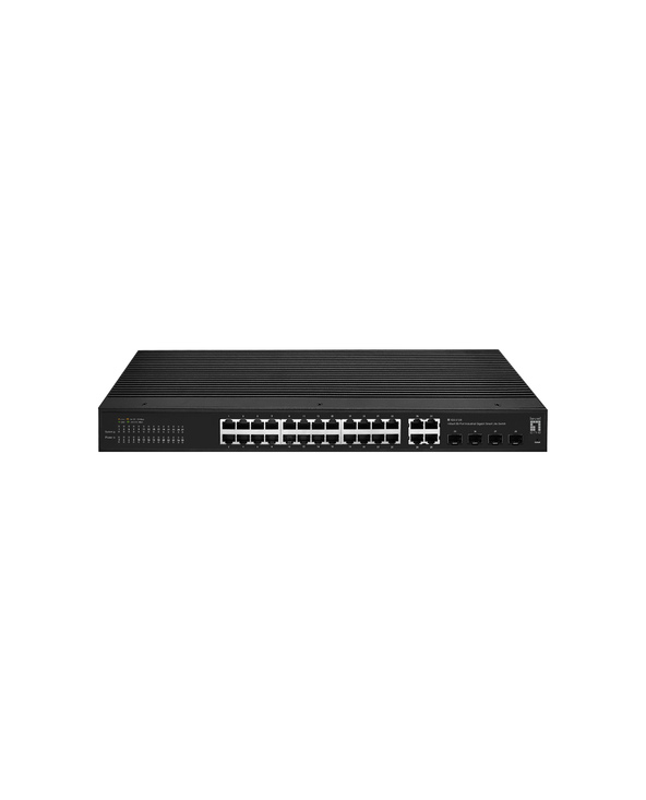 LevelOne IGS-2128 commutateur réseau Géré L2 Gigabit Ethernet (10/100/1000) Noir