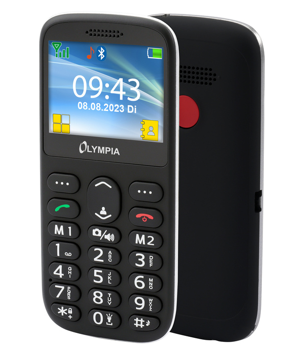 Olympia Sun 5,87 cm (2.31") 77,4 g Noir Appareil-photo de téléphone