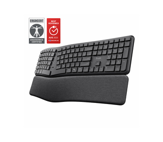 Trust Keyra Clavier sans fil multi-appareils ergonomique
