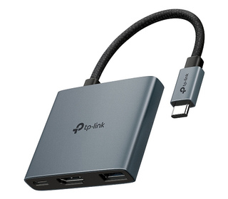 TP-Link UH3020C hub & concentrateur USB Type-C 5000 Mbit/s Gris