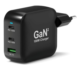 Port Designs 902100PEU chargeur d'appareils mobiles Universel Noir Secteur Charge rapide Intérieure