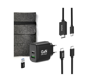 Port Designs 501939 chargeur d'appareils mobiles Ordinateur portable, Smartphone, Tablette Noir Secteur Charge rapide Intérieure