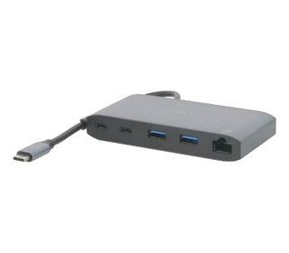 Mobilis 020027 station d'accueil Avec fil USB 3.2 Gen 1 (3.1 Gen 1) Type-C Gris