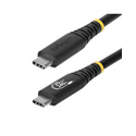 StarTech.com Câble USB 4 de 2 m, 20 Gbps, Câble USB-C Certifié USB-IF, PD EPR 240 W, DP 1.4 4K 120 Hz, Gaine TPE, Cordon USB-C N