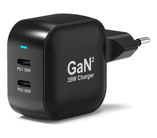 Port Designs 902035PEU chargeur d'appareils mobiles Universel Noir Secteur Charge rapide Intérieure