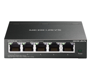 Mercusys MS105GS-M2 commutateur réseau Non-géré Gigabit Ethernet (10/100/1000) Noir