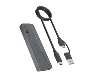 ICY BOX IB-1826MCL-CU31 Boîtier de disques de stockage Enceinte ssd Gris M.2