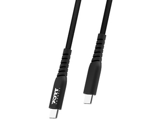 Port Designs 900067 câble USB USB 2.0 2 m USB C Noir