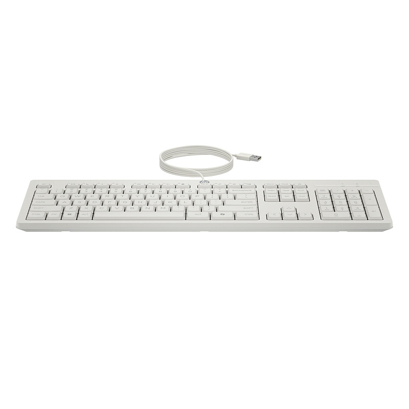 HP INC. clavier Souris incluse Bureau USB Blanc