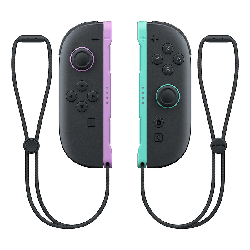 Nintendo Joy-Con 2 Noir, Vert clair, Violet Bluetooth Manette de jeu Analogique/Numérique Nintendo Switch 2