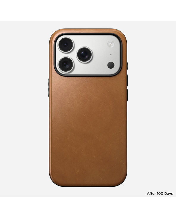 Nomad Modern Leather Case coque de protection pour téléphones portables 16 cm (6.3") Housse Teint