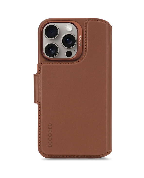 Decoded Leather Detachable Wallet coque de protection pour téléphones portables 16 cm (6.3") Étui avec portefeuille Marron