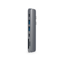 Satechi ST-CMBPM station d'accueil USB 3.2 Gen 1 (3.1 Gen 1) Type-C Gris