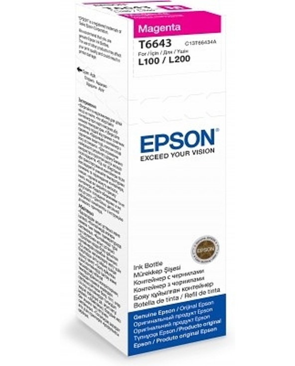 Epson T6643 Magenta ink bottle 70ml