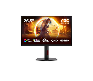 AOC G4 Q27G4ZDR 26.5" QD-OLED Quad HD 0,03 ms Noir, Rouge