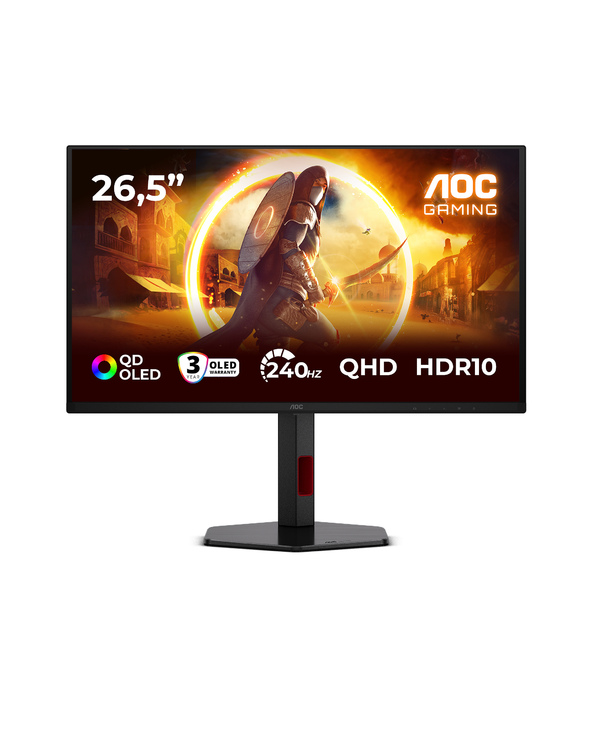 AOC G4 Q27G4ZDR écran plat de PC 67 3 cm 26.5 2560 x 1440 pixels Quad HD QD OLED Neuf - vue 2