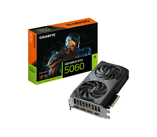 GIGABYTE GeForce RTX 5060 WINDFORCE OC 8G Carte Graphique - 8GB GDDR7, 128bit, PCI-E 5.0, 2512 MHz Fréquence du cœur, 3 x Displa
