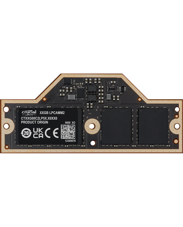 Crucial CT32G75C2LP5X module de mémoire 32 Go 1 x 32 Go LPDDR5X 7500 MT/s 262-pin LPCAMM2