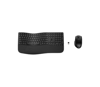 HP 680 CFT Dual-Mode KB/Mse Combo FR clavier Souris incluse Maison RF sans fil + Bluetooth Noir