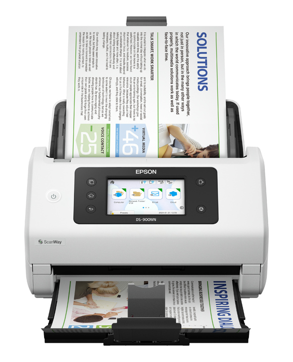 Epson WorkForce DS-900WN Alimentation feuille à feuille de scanner 600 x 600 DPI A4 Blanc