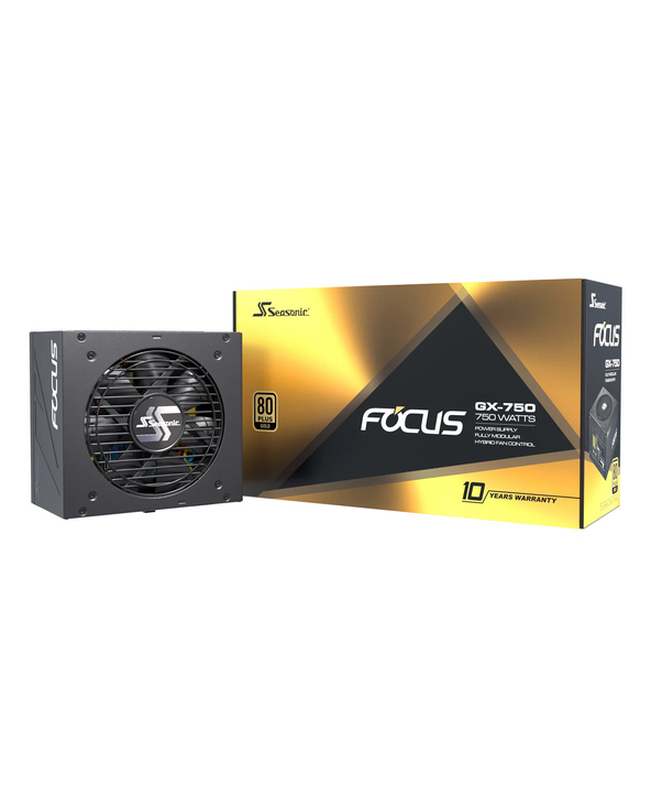 Seasonic Focus GX 750 W ATX 80 PLUS Gold Entièrement modulaire PC