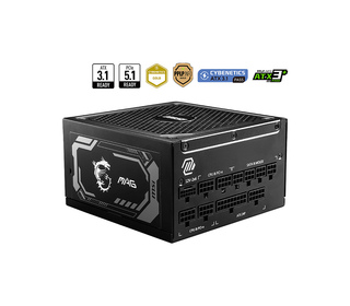 MSI MAG A1250GL PCIE5 1250 W ATX 80 PLUS Gold Entièrement modulaire PC